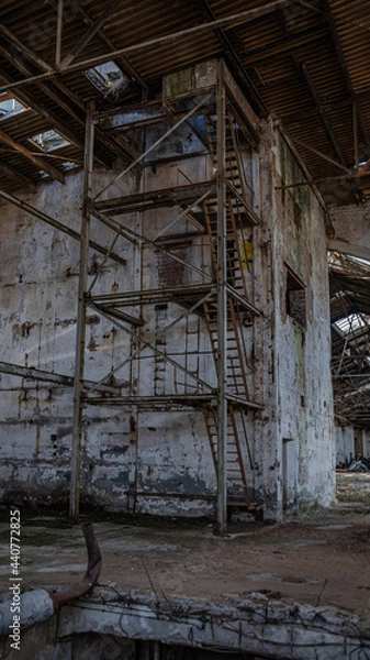 Obraz abandoned factory building