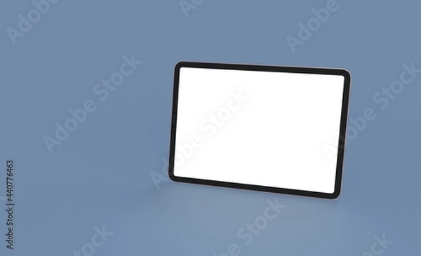 Obraz pc  tablet computer  ipad with blank 3d