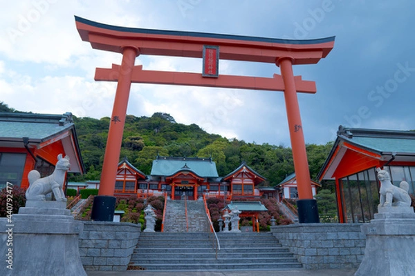 Obraz 福徳稲荷神社　大鳥居