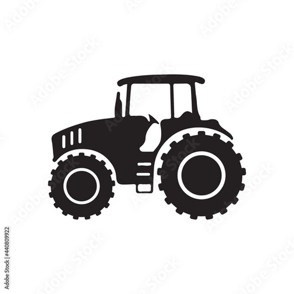 Obraz  orchard tractor vector illustration design