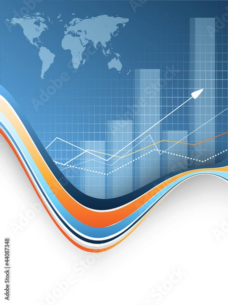 Fototapeta vector backdrop with arrows. Eps10