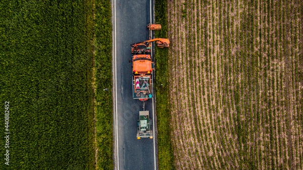 Obraz fence on the grass