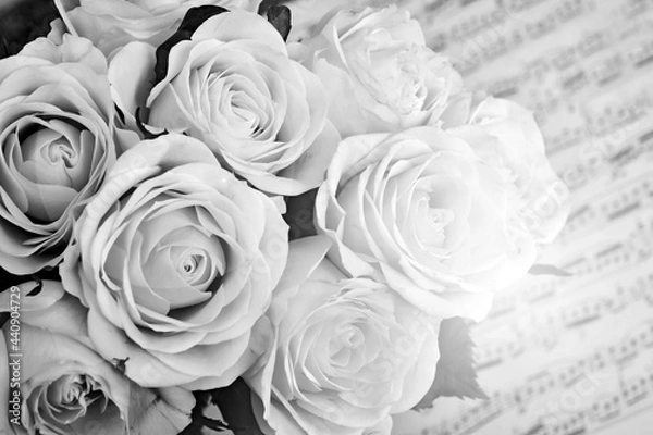 Fototapeta abstract rose flowers concept romnace