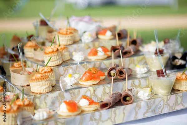 Obraz Plateaux de petits fours