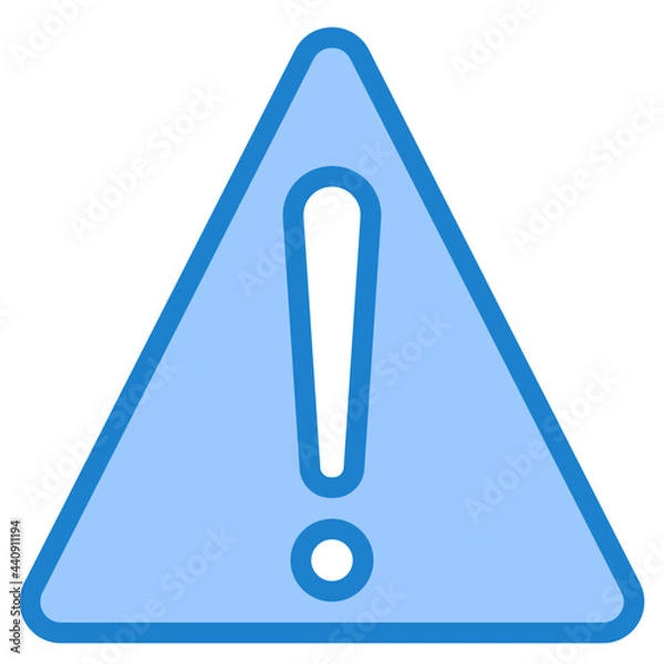 Obraz Report blue style icon
