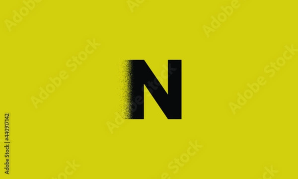 Obraz N OR NN CREATIVE SPEED INITIAL LOGO | ABSTRACT | MONOGRAM | MODERN | VECTOR TEMPLATE BACKGROUND