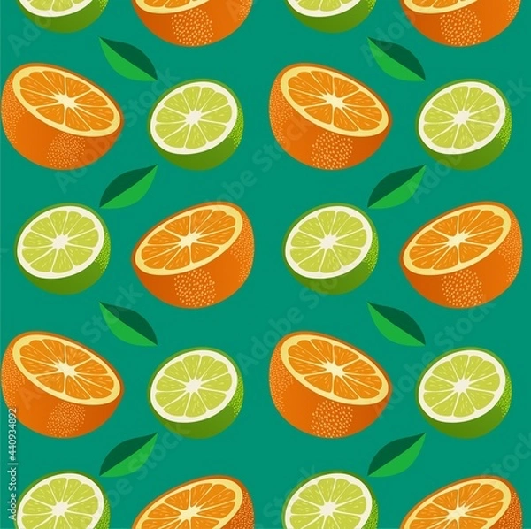 Fototapeta citrus pattern