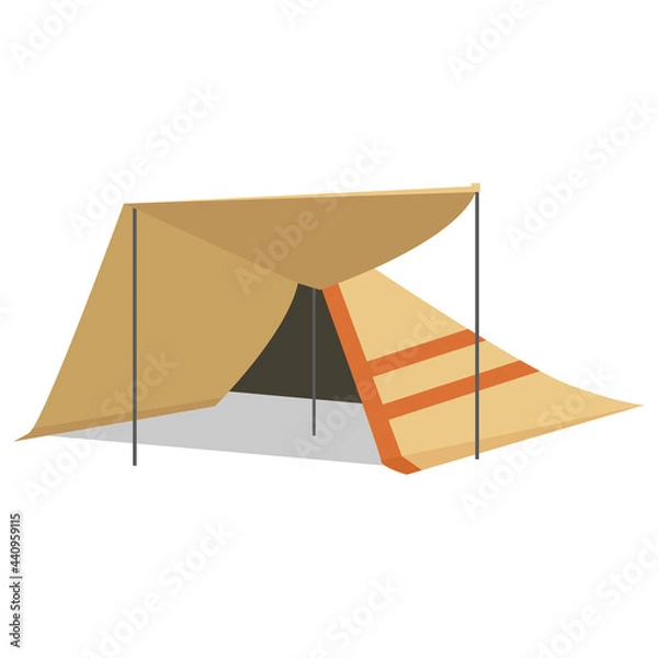Fototapeta イラスト素材　テントのベクター素材