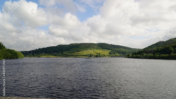 Fototapeta Looking over Ladybower Reservoir 