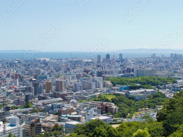 Obraz 神戸市街（晴天・風景）