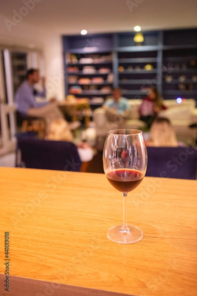 Fototapeta glass of wine