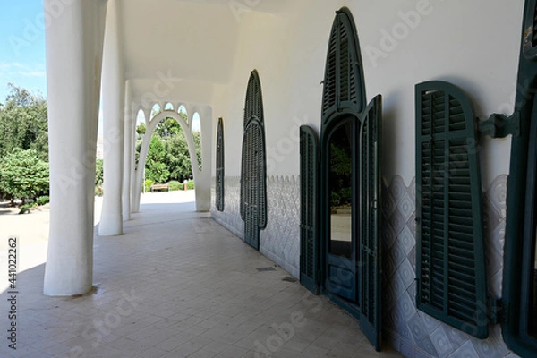 Fototapeta Masia Freixa, modernist building located in the Sant Jordi park in Terrassa, by the architect Lluís Muncunill  and Parellada 