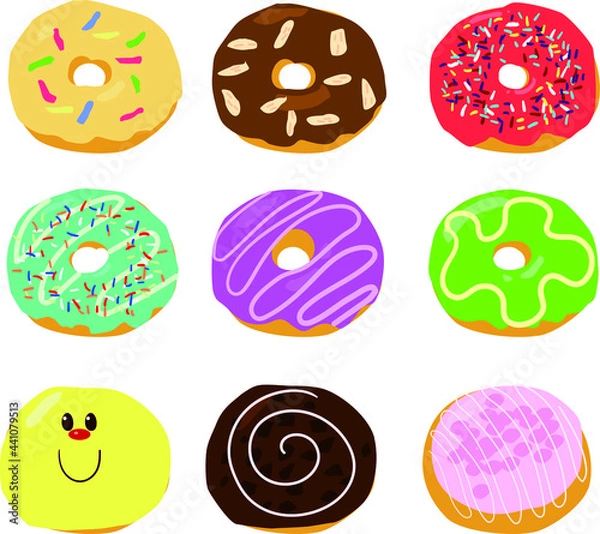Obraz 도넛 세트 