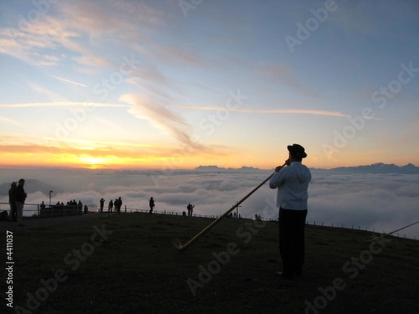 Obraz sunrise@mount rigi
