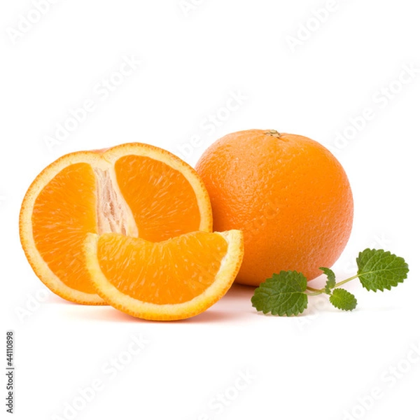 Obraz Orange and citron mint leaf