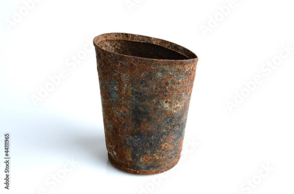 Obraz Old dirty can.