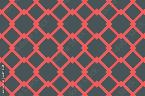 Fototapeta Geometric seamless pattern. Geometrical ornament. Vector illustration. Cutting stencil.