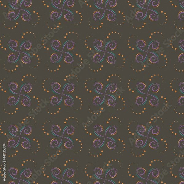 Fototapeta floral patterns collection