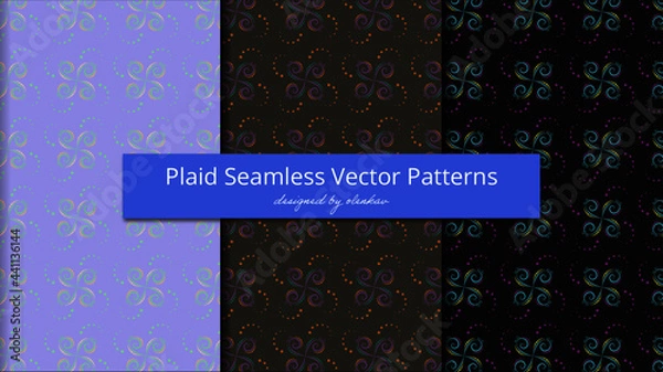 Fototapeta floral patterns collection