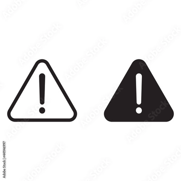 Fototapeta danger warning icon