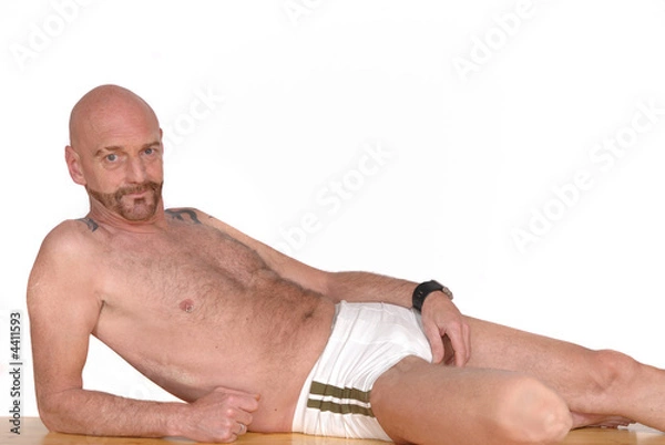 Obraz Man in swiming suit