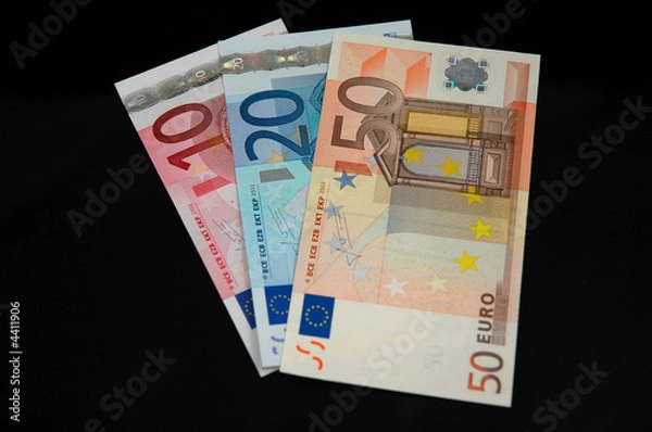 Obraz Euro bank notes