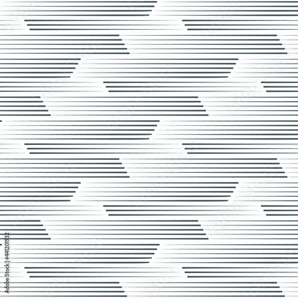 Obraz vector pattern, repeating abstract line texture on triangle shape. Pattern is clean for fabric, wallpaper, printing. Pattern is on swatches panel