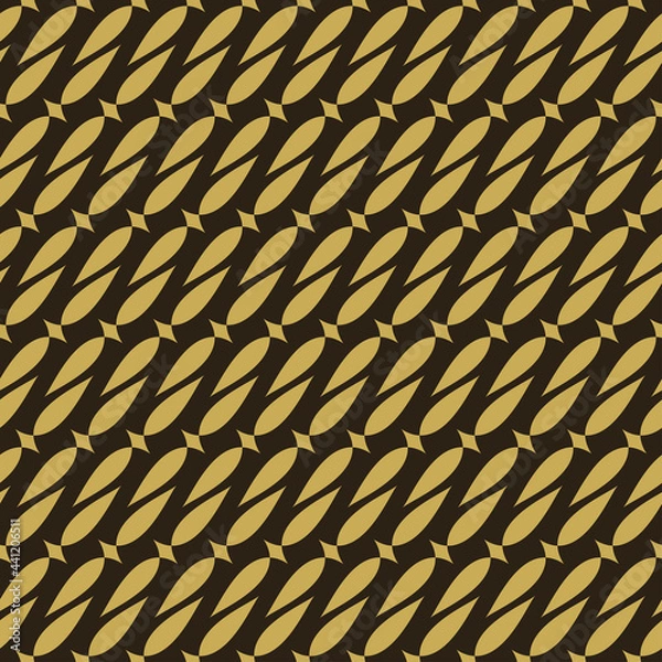 Obraz Abstract backgrounds patterns with simple decorative ornament on a black background, wallpaper. Seamless pattern, texture