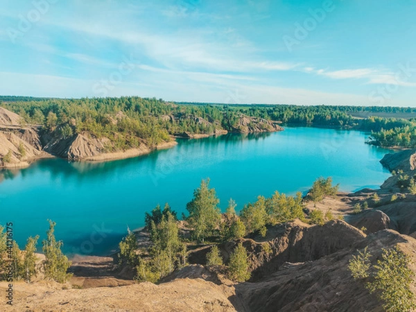 Obraz lake and mountains