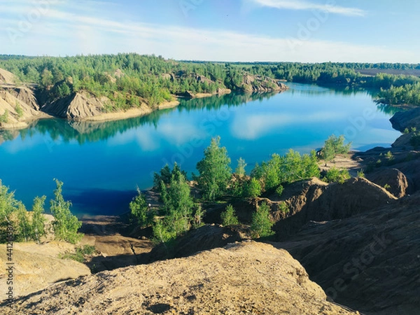 Obraz lake and mountains
