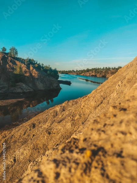 Obraz river in the mountains