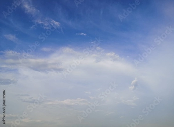 Obraz blue sky with clouds