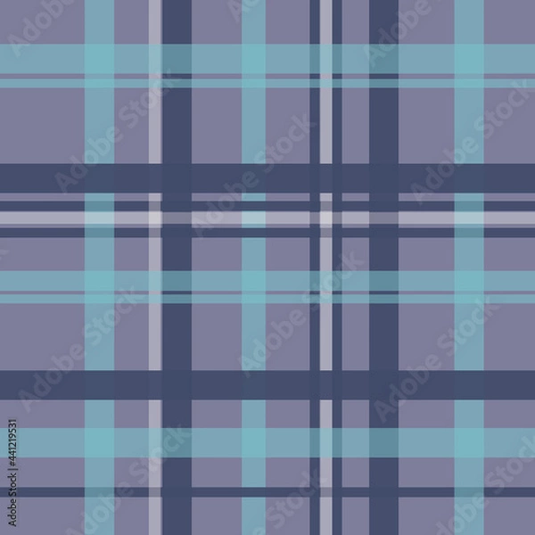 Obraz Blues Plaid seamless vector repeat masculine surface design
