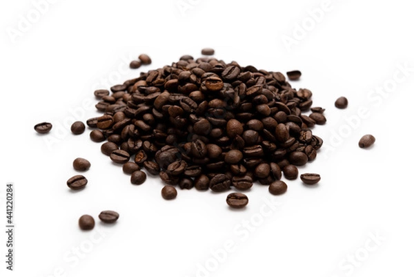 Obraz Coffee isolated on white background