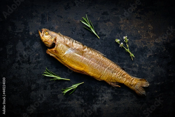 Obraz Geräucherte Forelle