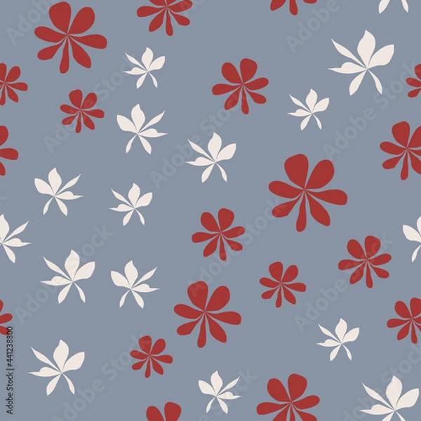 Fototapeta seamless pattern with flowers