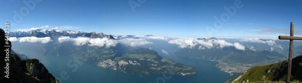 Obraz Panorama@lake lucerne