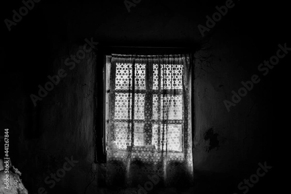 Obraz old prison window
