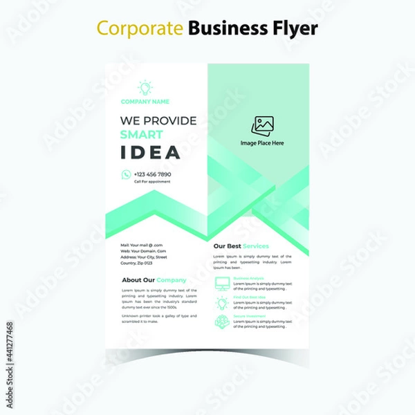 Obraz Corporate Modern Flyer Template