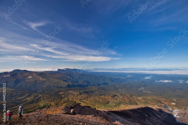 Fototapeta Mt.Daisetu, Mt.Asahidake 秋の大雪山系旭岳から黒岳縦走