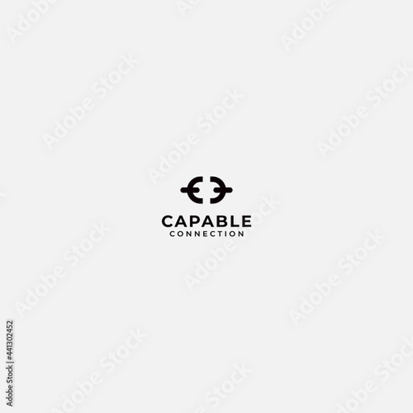 Obraz Capable chain Ring connection logo bonds