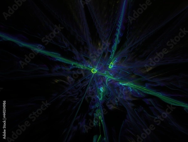 Obraz Imaginatory fractal background generated Image