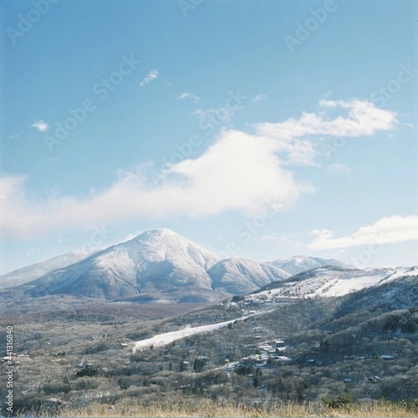 Obraz snow covered mountains
