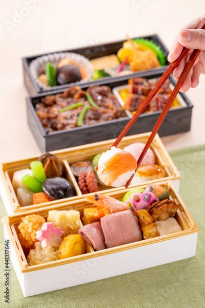 Obraz Sushi box