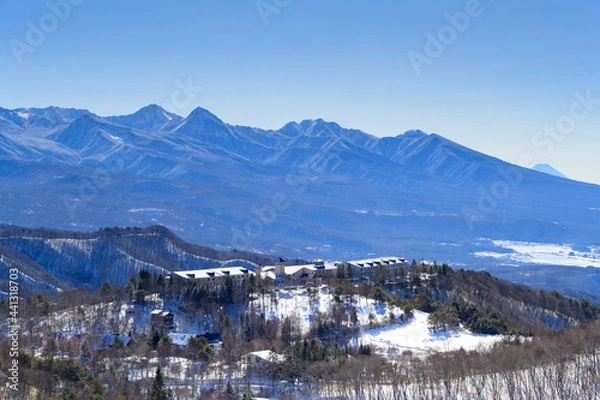 Obraz snow covered mountains