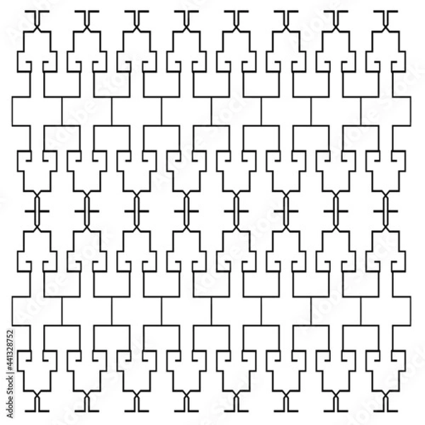 Obraz Luxury design Ornaments, Aztecs pattern, texture, art, background