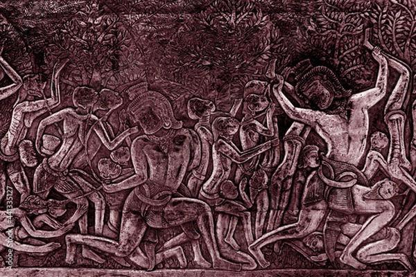 Obraz Angkor Wat Mural