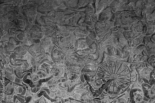 Obraz Angkor Wat Mural