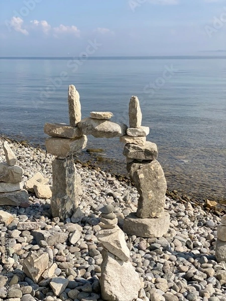 Obraz Steine in Ballance, Tor