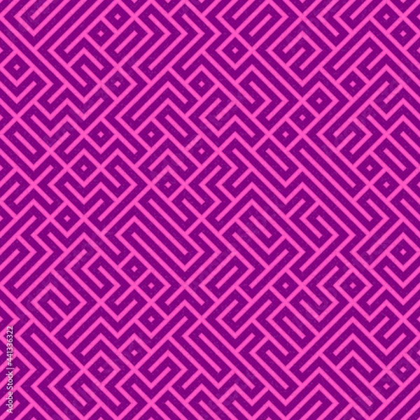 Fototapeta Abstract Geometric Pattern generative computational art illustration